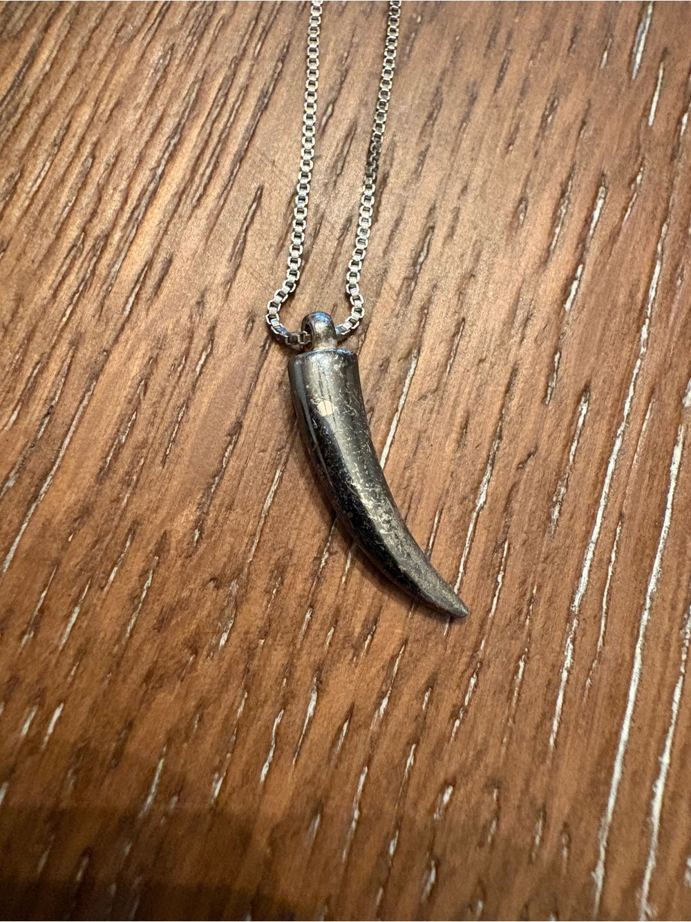 Silpada Sterling Silver Horn Pendant Necklace